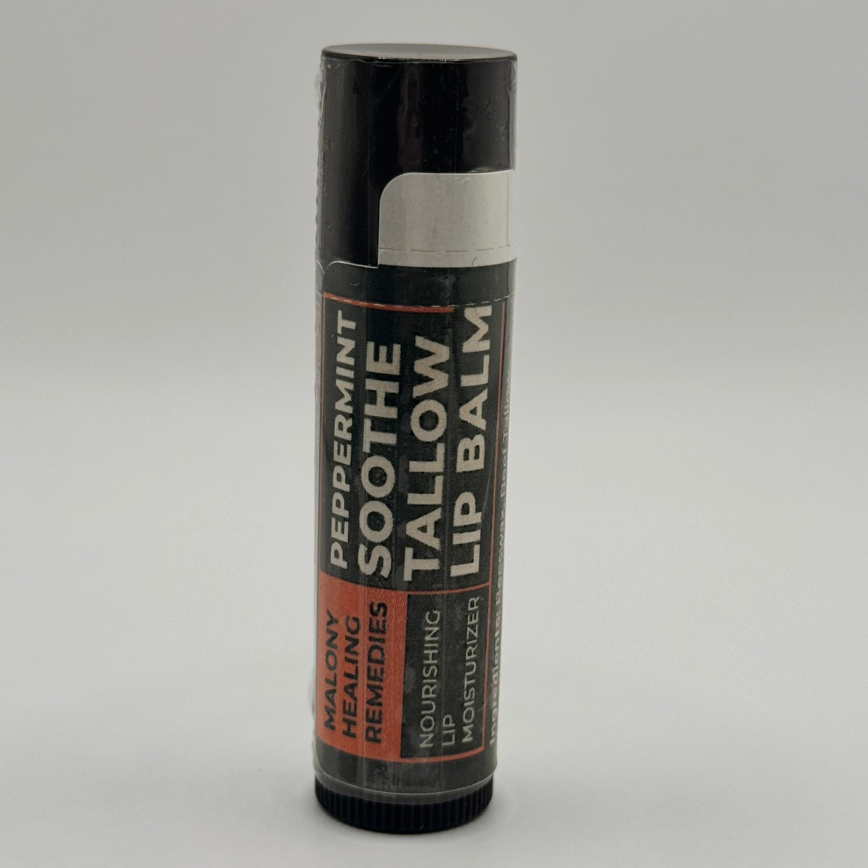 Beef Tallow Lip Balm – Citrus Glow & Peppermint Soothe – Organic Lip Care with Beeswax & Essential Oils