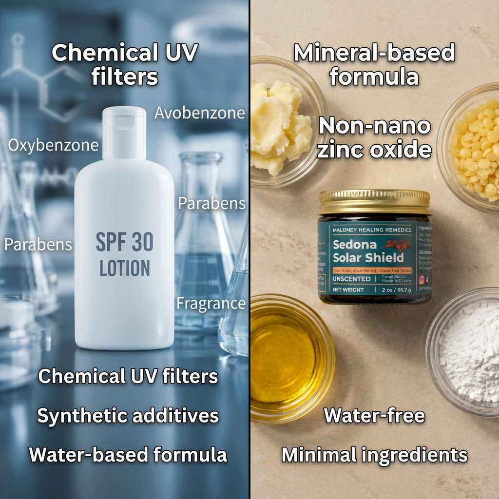 Tallow-Based Mineral Sun Balm Natural Outdoor Skin Support | Reef Safe