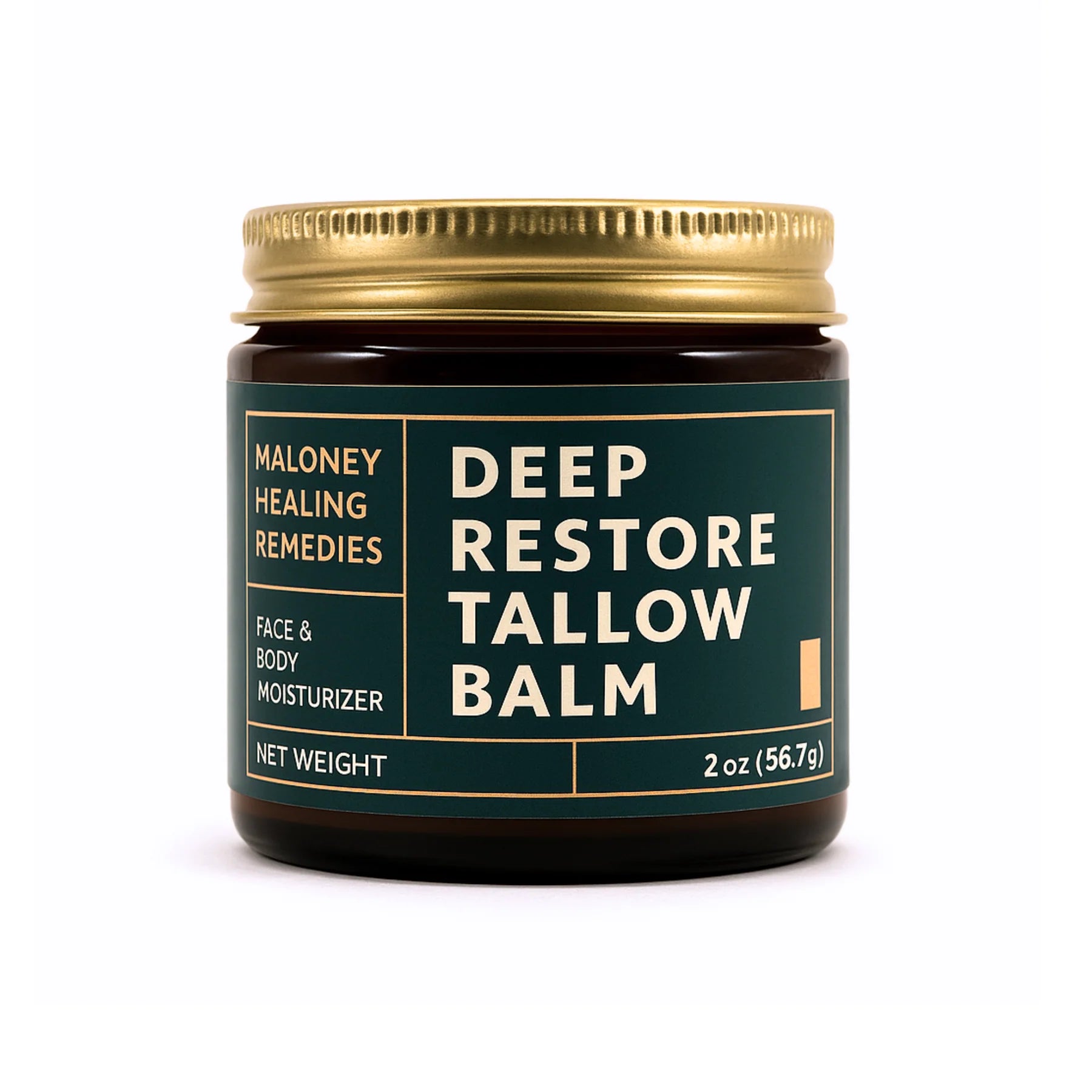 Radiance Rose & Sandalwood Tallow Balm Moisturizer for Dry, Sensitive & Aging Skin